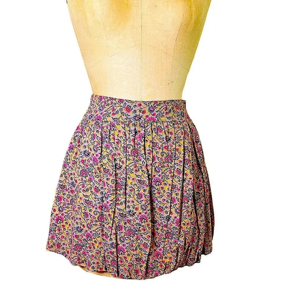 Comptoir des cotonnier Girls Floral puff skirt age 14